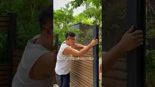 Забор можно использовать с обеих сторон #дпк #забор #соседи #сделай сам #оба #композит #деревянныеизделия #конфиденциальность