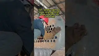 DZL series coal fired boiler is single drum water tube and fire tube boiler