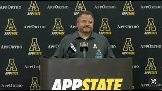 FB: App State Media Day Press Conference with Coach Loggains