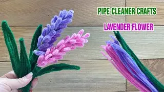 How to make Beautiful Lavender flowers With pipe cleaners | Very Easy DIY Crafts