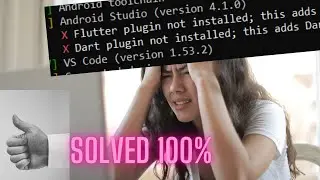 Solve flutter and dart plugin not installed issue in the android 4.1 update after installing also .