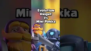 Evolved Knight Vs Mini Pekka Who Wins? #clashroyale #shorts
