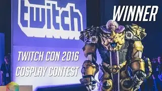 Overwatch Reinhardt Cosplay winner at Twitch Con 2016