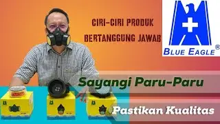 Masker pernapasan Blue Eagle NP306 Respirator mask NP305 | Gunakan produk kualitas dan original