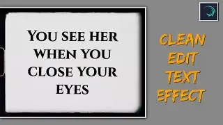 Clean Edit text Effect || Clean Lyrics Editing In Alight Motion || Text Transform Effect