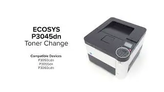 KYOCERA ECOSYS P3045dn Printer &ndash; toner change