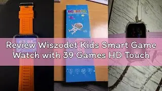 Review Wiszodet Kids Smart Game Watch with 39 Games HD Touch Screen Video Camera Music Player Pedome