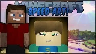 SimonHasBlocks Speed Art - Minecraft Character Art/Drawing