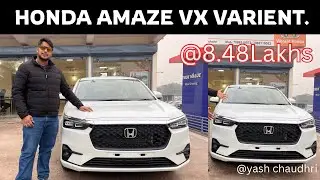 HONDA AMAZE VX FULL REVIEW FEATURES AND GUIDE | yashchaudhri