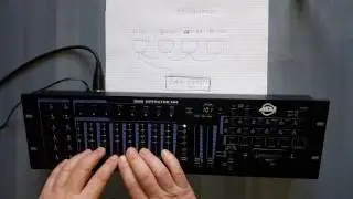 Anleitung f&uuml;r Lichtmischpult DMX Operator 384 deutsch