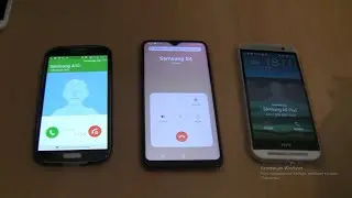 Over the Horizon Incoming call &Outgoing call at the Same Time Samsung S4+A10+HTC M8