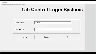 How to Create a Tab Control With a Login System in Python - Full Tutorial