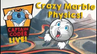 [Unity/C#] Day 1| Let's Make a Game About Marble Physics | User Input, Torque Physics, Respawning
