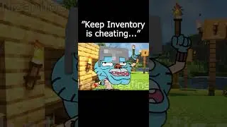 Keep Inventory is fine, don't listen to anyone #minecraft