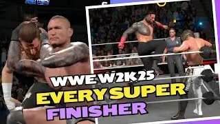 WWE W2K25 NETFLIX EDITION MOBILE - Every Superstar's Super Finisher |