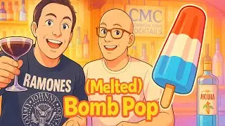 I think we created a (melted) Bomb Pop Cocktail...