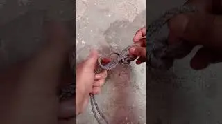 awesome rope knot idea for you #diy #viral #knot #short  #nodes #rope #new #handyman #rope #shorts