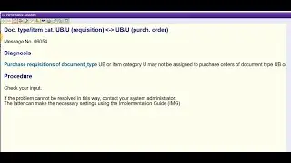Тип документа: UB/U (заявка) -- UB/U (сообщение о заказе на закупку № 06054)