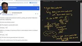 JEE MAIN PYQ: 4 properties of n type semiconductor