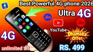 Best 4G Keypad phone 2026⚡Intex Ultra 4G keypad phone unboxing⚡1 Year free⚡Jio Phone f320b unboxsing
