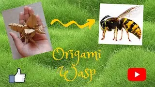How to Make Realistic Origami Wasp(Easy)