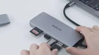 MOKiN 12-in-1 USB C Docking Station &ndash; Triple Display, 100W PD & More for HP/Dell/Lenovo!