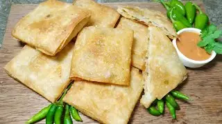 Crispy Aloo k Samosay || Box Samosa || Teatime Snacks || Easy Recipe || پاکستانی پکوان
