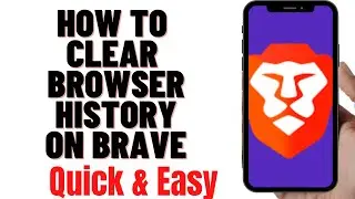HOW TO CLEAR BROWSER HISTORY ON BRAVE