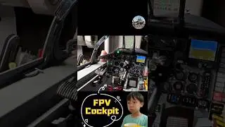 Do you like this 250usd scale fpv rc plane cockpit? #rcmodel #fpv #rcplane #uav #scalemodel