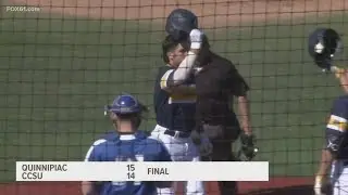 Quinnipiac baseball beats CCSU in darkness-shortened game