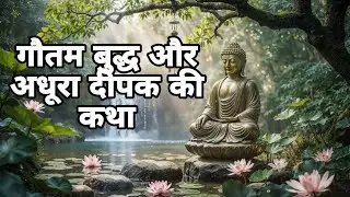 The story of Gautam Buddha and the unfinished lamp 
