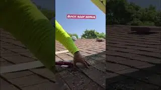Quick and easy roof repair. So easy your annoying accountant nieghbour  can do it
