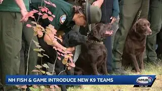 NH Fish and Game introduces new K-9 teams