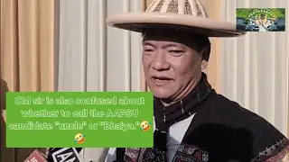 CM Sir, bola: AAPSU candidate ko 'Uncle' ya 'Bhaiya' bolo, confuse ho raha hoon. 🤣