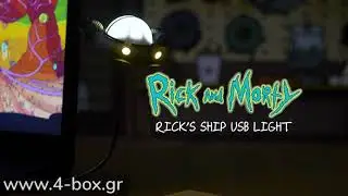 Rick and Morty - Ricks Ship USB Light - &Phi;&omega;&tau;&iota;&sigma;&tau;&iota;&kappa;ό USB Rick & Morty