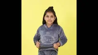 Ameeha Kids Wear 2 Piece Outfit Sweatshirts & Sweatpants Tracksuits Set Grey