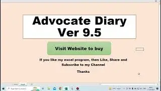 Advocate Diary Ver 9.5