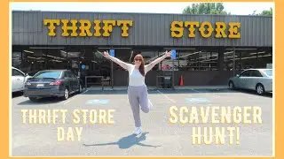 Thrift With Me! Thrift Store Day 2021 Thrifting Scavenger Hunt!