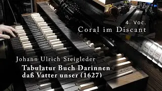 🎹 Johann Ulrich Steigleder: „Vater unser - Choral im Discant” (1627) ♫ Piotr Nowik #viscount #physis