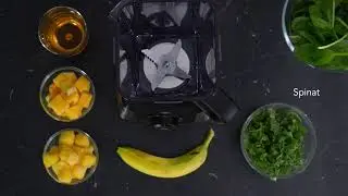 Gr&oslash;nn smoothie med mango