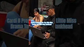 Cardi B Preparing For The Little Miss Drama Tour With Sean Bankhead #tamtonight  #fyp