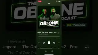 I WATCHED THE OBI ONE PODCAST FOR A 1MINUTE