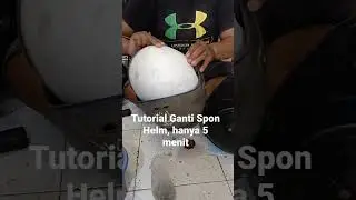 Tutorial ganti spon helm honda hanya 5 menit kurang!! #petualanganroro #shorts #servishelm
