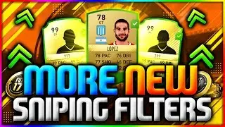 FIFA 17 | MORE MARQUEE MATCHUPS SNIPING FILTERS - FIFA 17 BEST SNIPING FILTERS (FIFA 17 SBC SNIPING)