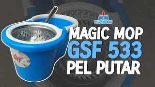 Berkualitas! Detail-Detail Magic Mop Gsf 533/Spin Mop/Pel Putar