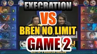 Execration VS Bren No Limit - MPL-PH Season 3 W4 D2 (Game 2 of 3)