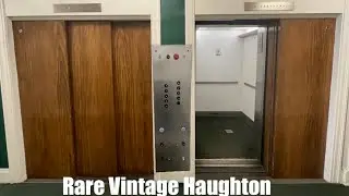 Rare Vintage Haughton Traction Elevators @ 316 N Michigan - Toledo, OH