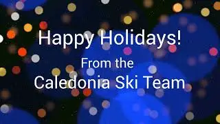 Cal Ski Team Weekly Update Christmas Part 1