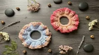 Szydełkowe Scrunchie Dla Początkujących : Pełny Poradnik #655 PL/ENG