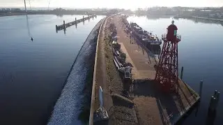 Opnieuw een jaar hard gewerkt aan de haven in Den Oever